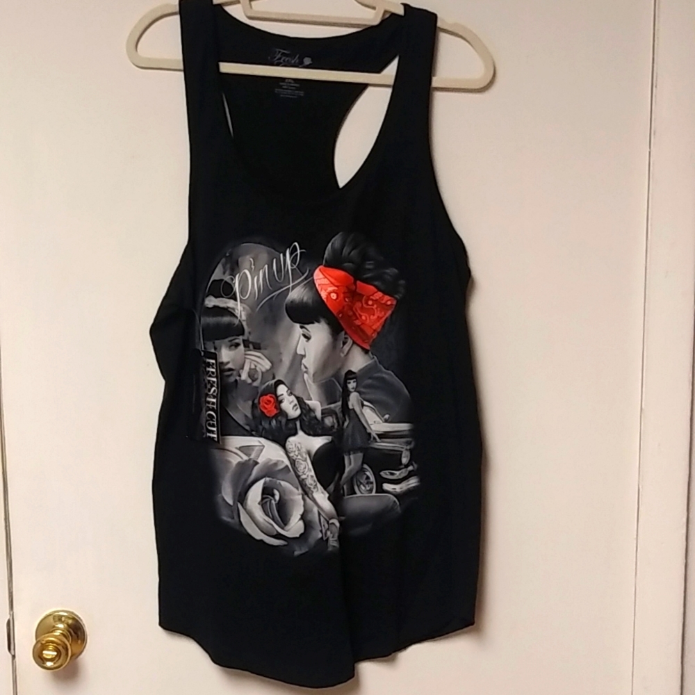 Pin up Tank top Racer back